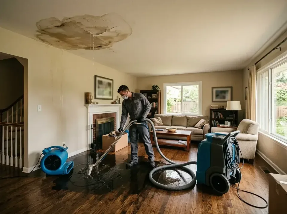 attic-pipe-burst-ceiling-drip-008 — frequently asked questions, Water Damage Restoration & Carpet Care in Northport, AL